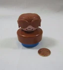 Fisher Price Little People Chunky Airline Pilot W/ Goggles Figure Rare 1990