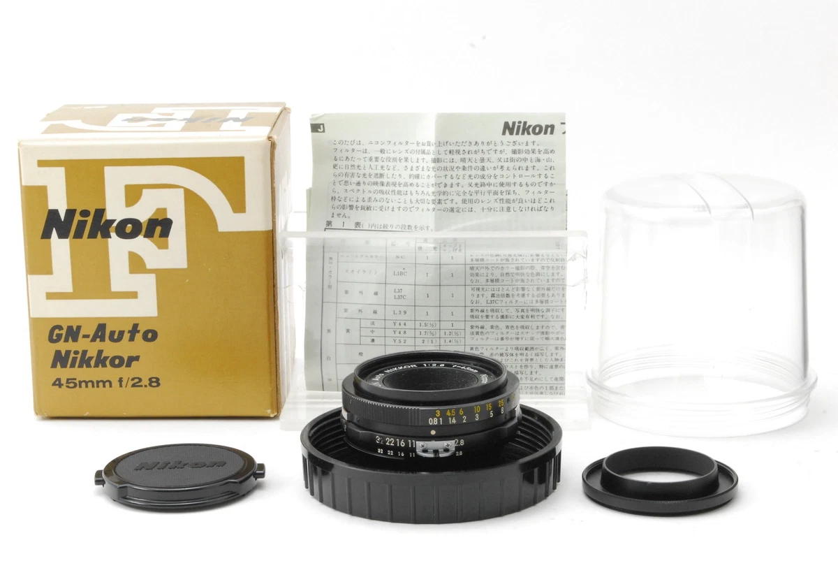 Nikon NIKKOR f/2.8 Camera Lenses 45mm Focal for sale | eBay