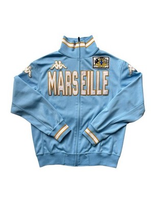 Kappa Marseille Track Jacket Baby Blue Vintage Y2K Größe XXL