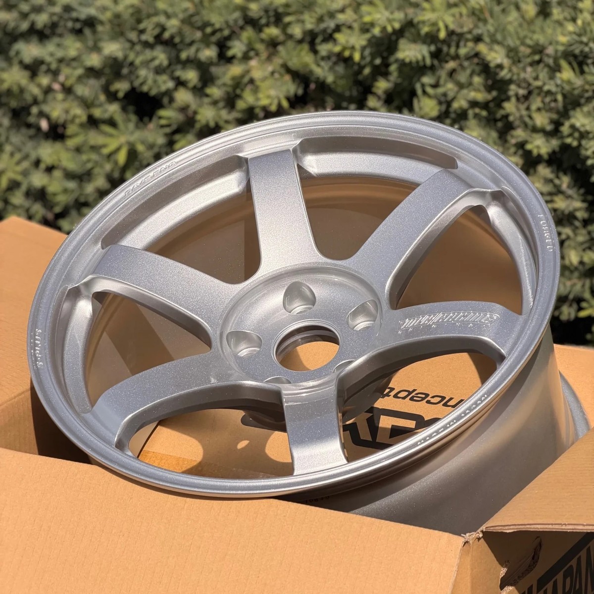 Rays Volk Racing TE37 Saga S-Plus 18X10 +25 5x120 Diamond Silver