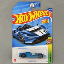 2022 Hot Wheels McLaren Elva Blue HW Exotics 6/10 203/250 First Release