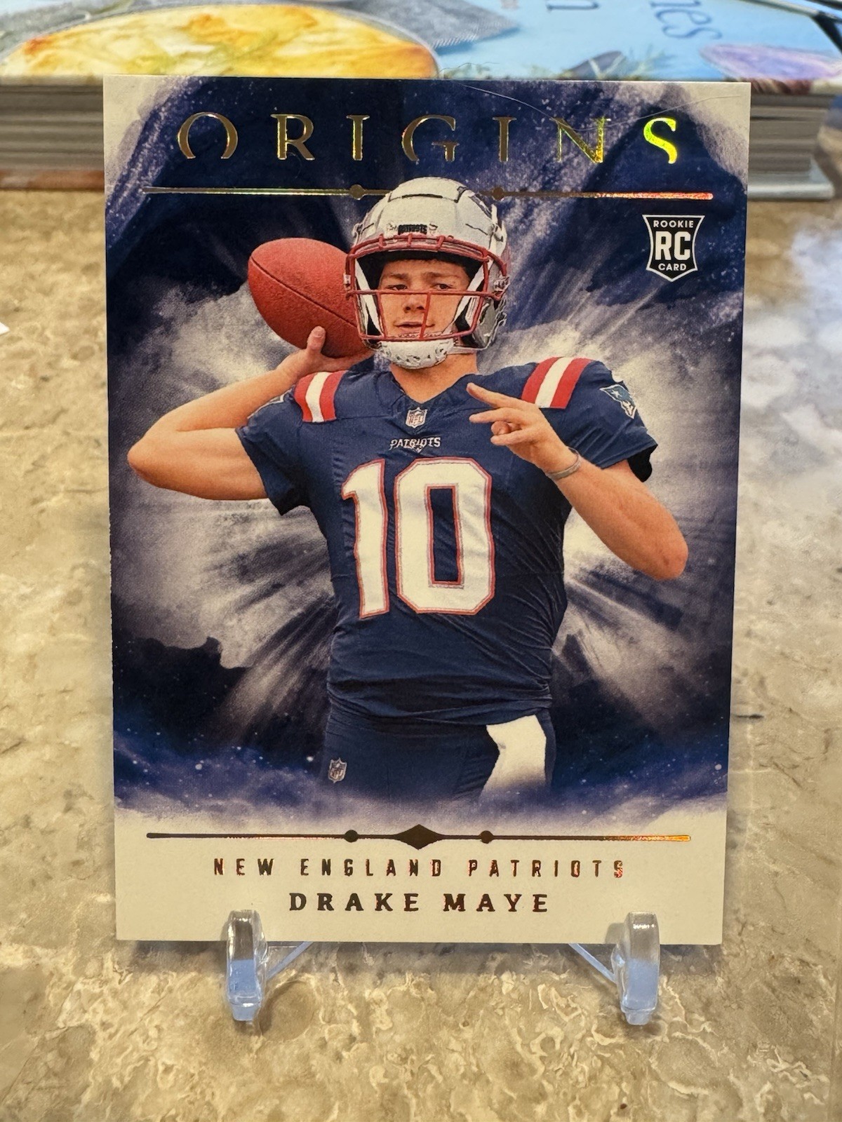 2024 Panini Origins Drake Maye, #145 Patriots RC