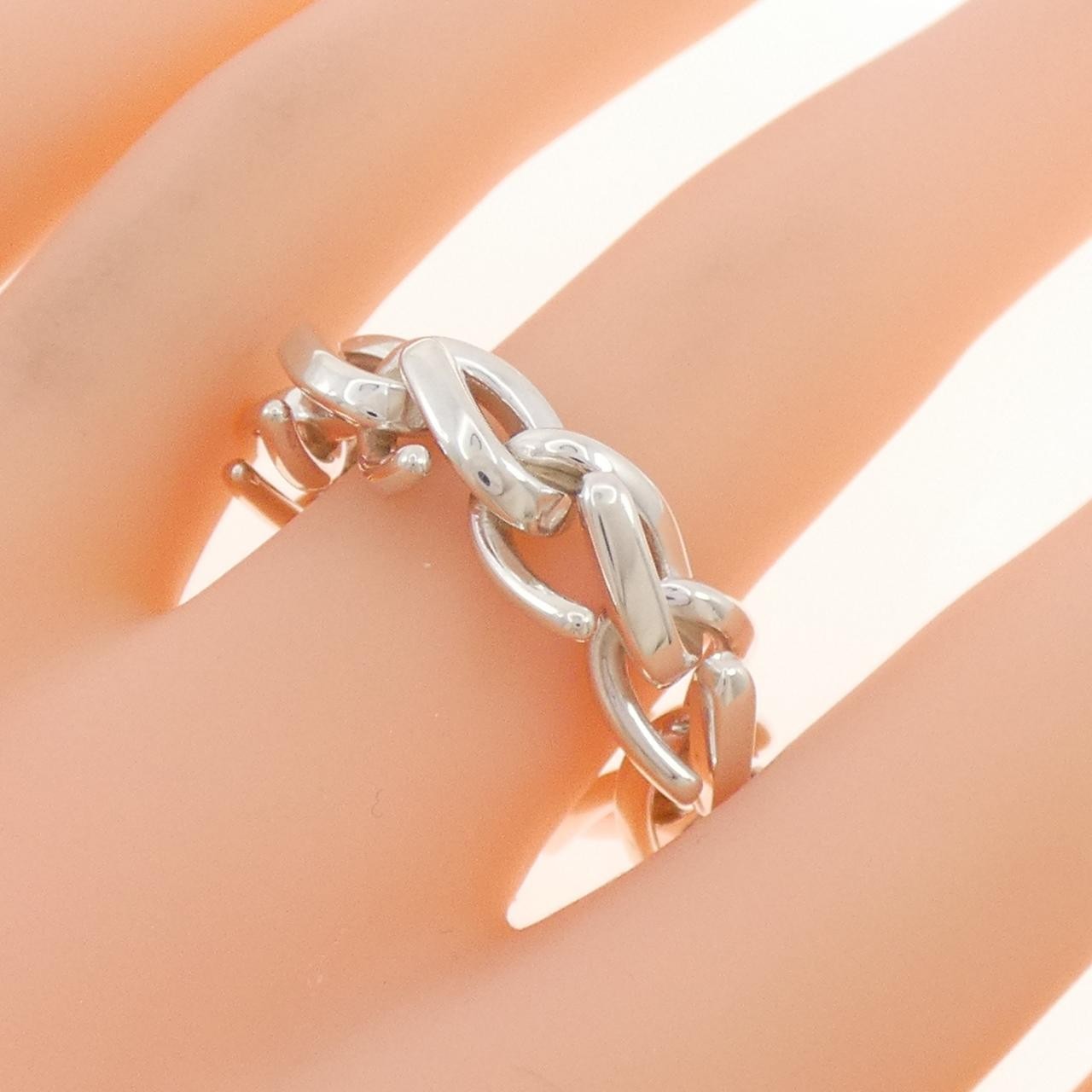 Authentic Tiffany Forge Link Ring  #260-008-148-1… - image 3