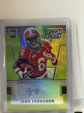 2016 Panini Prizm Collegiate Draft Picks Draft Picks Josh Ferguson Auto /5 Green