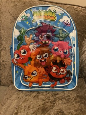 Brandneu Moshi Monsters Blau Rucksack Kinder Schule Kindergarten Tasche ''  