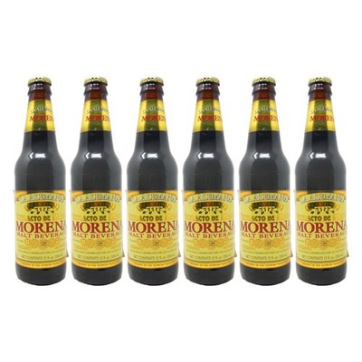 La Alemana Extracto De Malta Morena - Dark Premium Malt Extract - 12 OZ (6 Pack)