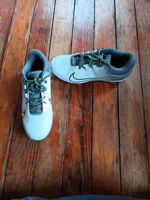 Nike Womens Hyperdiamond 4 Pro Metal Softball Cleats CZ5920-002 Grey/White Sz 9