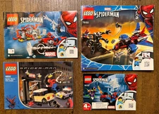 Lego Spiderman 4 Instruction Manuals Only 
