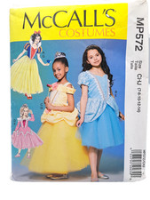 McCall's MP572 Snow White Cinderella Belle UNCUT