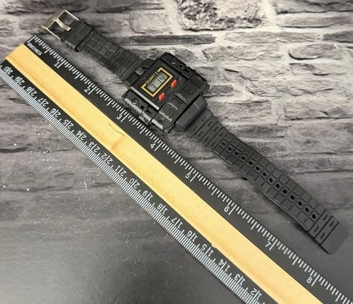 Transformer Robot Wrist Watch Quartz Black Works!