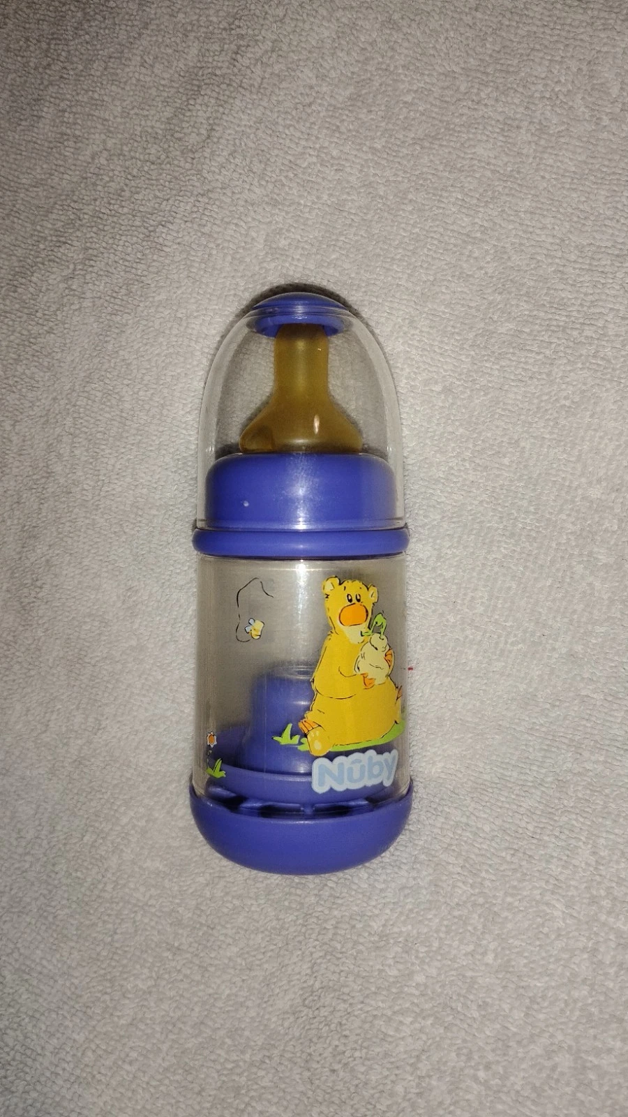 Nuby ~ New, Vintage 2oz Blue Cereal Bottle Baby Food Feeder Nurser Latex Nipple
Opens in a new windo