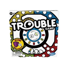 Trouble Board Game Includes Bonus Power Die and Shield Family Game for 2-4 Pl...