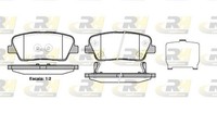 Bremsbelagsatz Scheibenbremse Roadhouse 21274.02 FüR Hyundai Santa FÉ 3 DM DMA 2