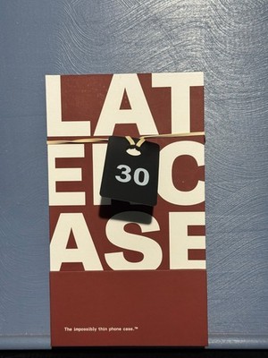 Latercase MADE WITH KEVLAR Crimson Red THIN Phone Case iPhone 16 Pro Max
