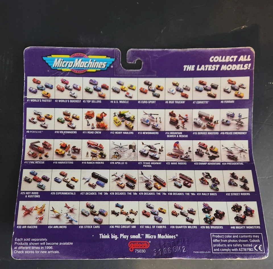 VTG Micro Machines #19 Ranch Riders Tow Truck ,Horse Trailer,Tractor & Horse  - Image 3 of 4