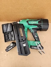 Hitachi NR1890DR 18V Brushless Cordless Strip Nailer W/ 2 Batteries and Charger 