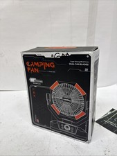 Camping fan, 20000mAh 48 hour rechargeable portable with LED light