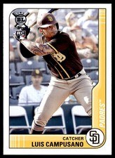 2021 Topps Big League Luis Campusano RC San Diego Padres #165 11002