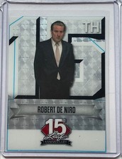 2025 Leaf 15th Anniversary Robert De Niro Super Prismatic Silver Proof 1/1