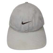Nike Tiger Woods Baseball Cap Beige One Size Adjustable Embroidered 6 Panel