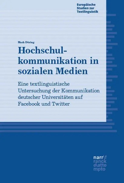 Hochschulkommunikation In Sozialen Medien | Mark DöRing | Deutsch | Taschenbuch-image