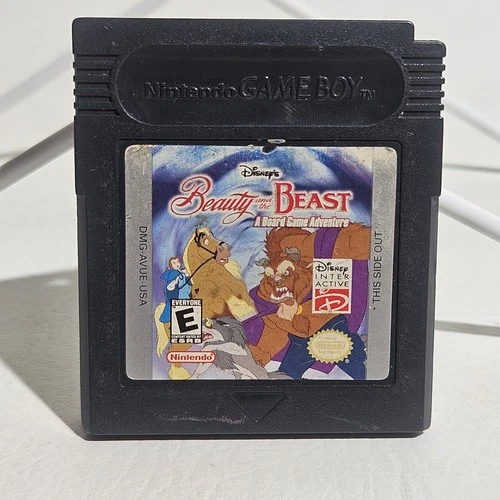 Beauty and the Beast (Nintendo Game Boy Color GBC) Cartridge Tested