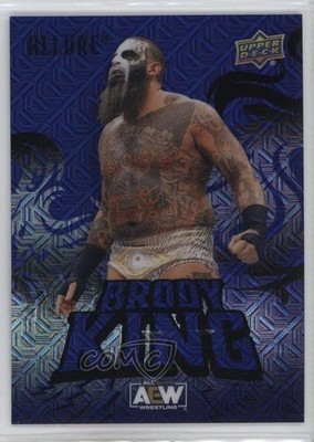 2024 Upper Deck Allure AEW Black & Blue 26/35 Brody King #99 09q5