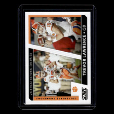 Trevor Lawrence #CC10 2021 Score Collegiate Champions Clemson Tigers Football NM