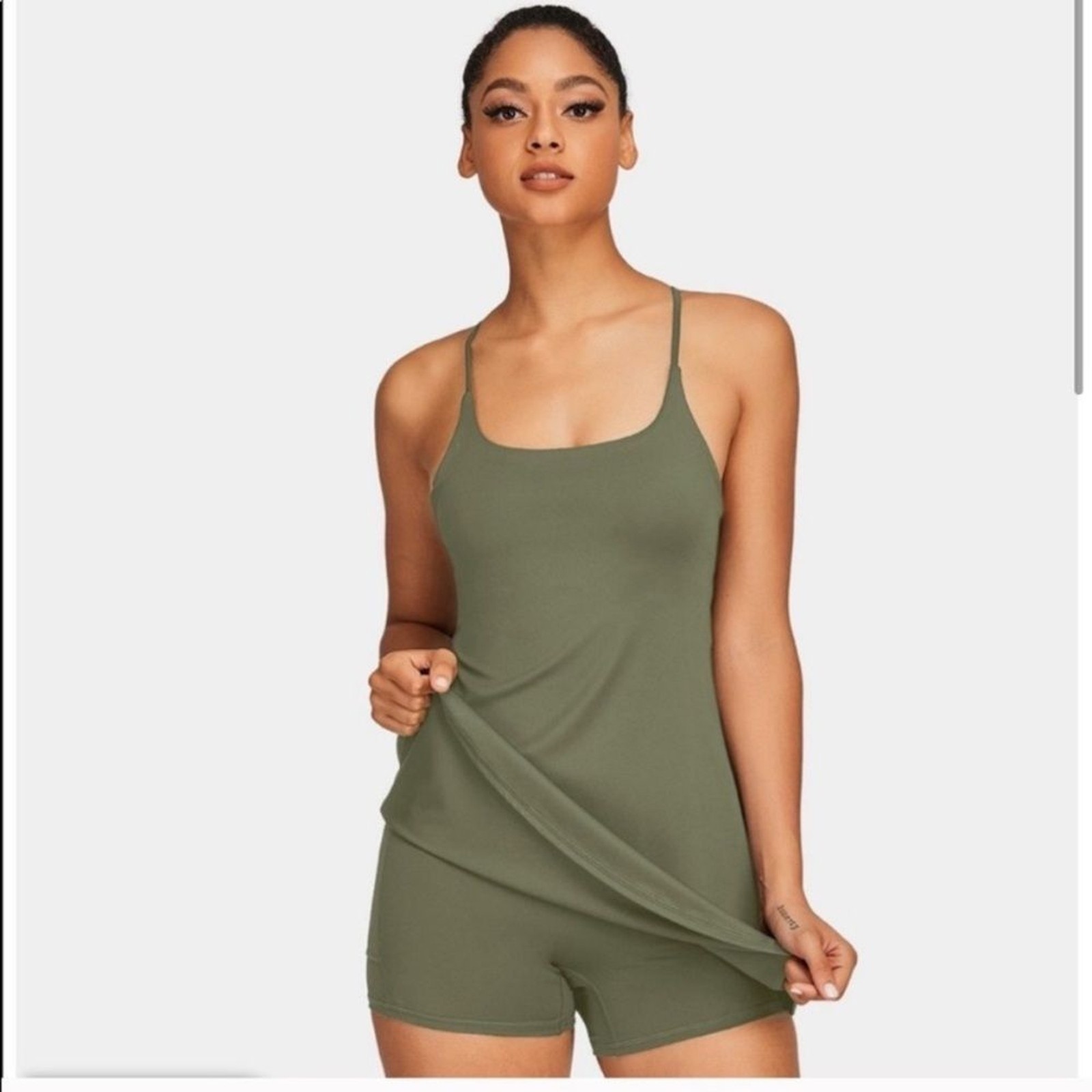 Halara Softlyzero Plush Backless Active Dress Siz… - image 4