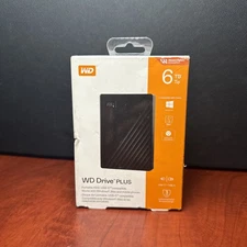 Western Digital WD 2.5"Drive Plus 6TB USB 3.2 Gen 1 HDD WDBLPW0060BBK-WEWM (7369