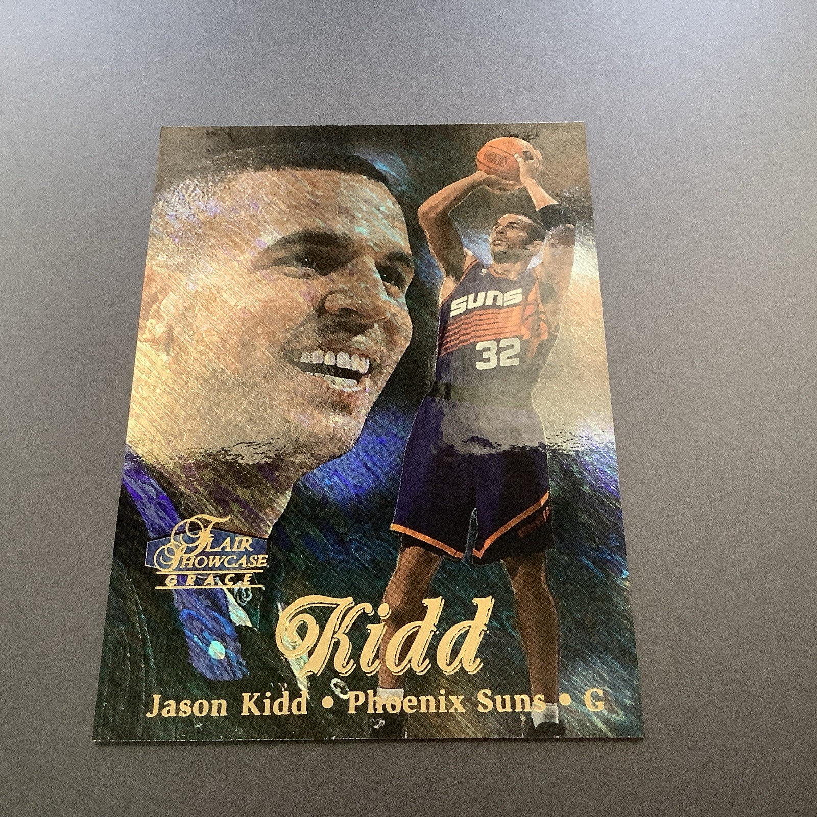 1997-98 Flair Showcase - Jason Kidd #55 Row 1 Grace Suns