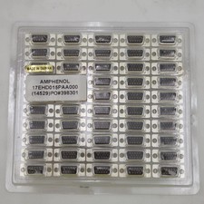 Amphenol 17ehd-015-p-aa-0-00 Conn D-sub Hd Plug 15pos Str Lot Of 50 New Amphenol 17ehd-015-p-aa-0-00 Conn D-sub Hd Plug 15pos Str Lot Of 50 New