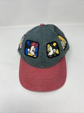 Vintage Disney Adjustable Hat 90s Mickey Minnie Daisy Donald Size 7