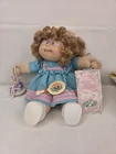1985 Cabbage Patch Kids Cornsilk Doll Head Mold 8 Glasses/papers/brush