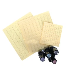 Double Side Adhesive Dots Transparent Round Stickers for Nail Tips DIY 10 Pieces