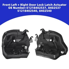 Pair Front Door Lock Latch Catch Actuator 51218402537/540 For BMW X5 E53 00-06