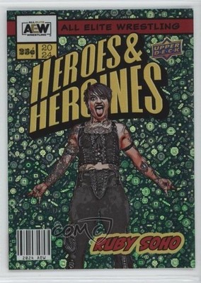 2024 AEW All Elite Wrestling Heroes and Heroines Green /99 Ruby Soho 10sy