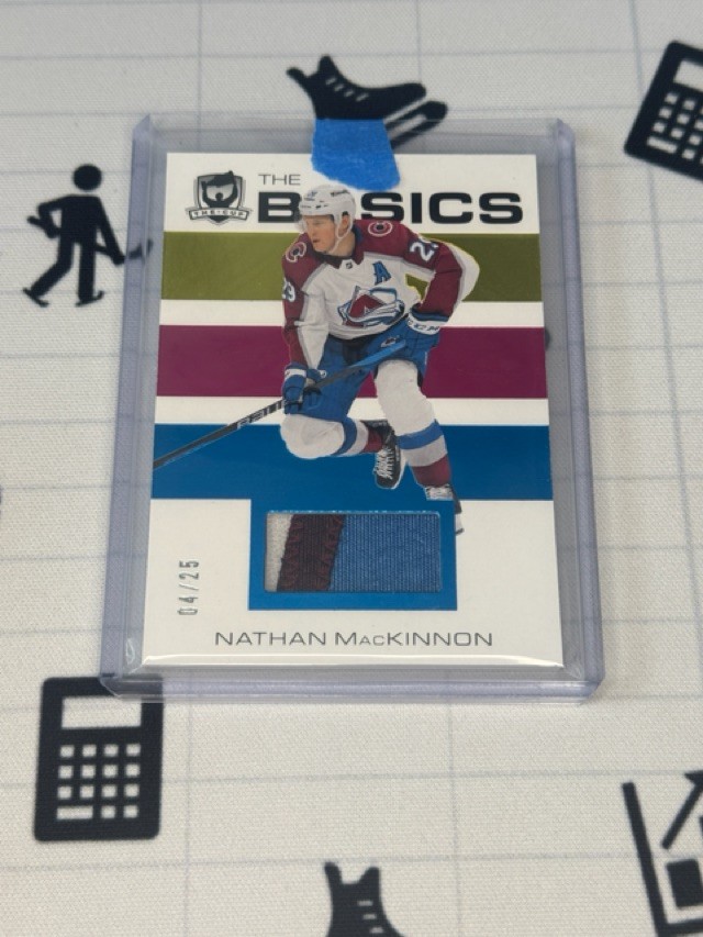 2023-24 Upper Deck The Cup - The Basics Patch #B-NM Nathan MacKinnon