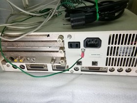 NEC PC-9821 Cx model S2, older PC, OS Windows 95, color display.