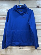 KLIM Solitude Asym Pullover, Blue - Size Medium Women  s Mid Layer