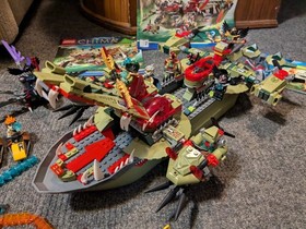 Lego Chima: 70006 Cragger's Command, 70100, 70000, 99% Complete