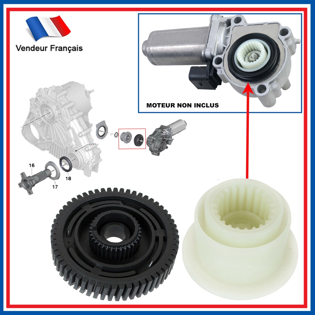 Pignon Engrenage En Acier Inox 18T - Ouverture 4mm, Module 0.5 - Pour Moteur RC, Différentiel, Modélisme