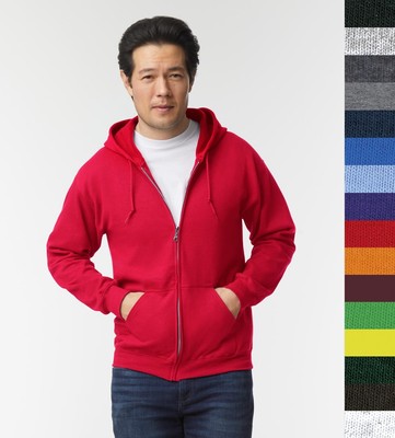 Gildan Herren Kapuzenpullover Hoodie Heavyweight Hooded Zip Sweat NEU