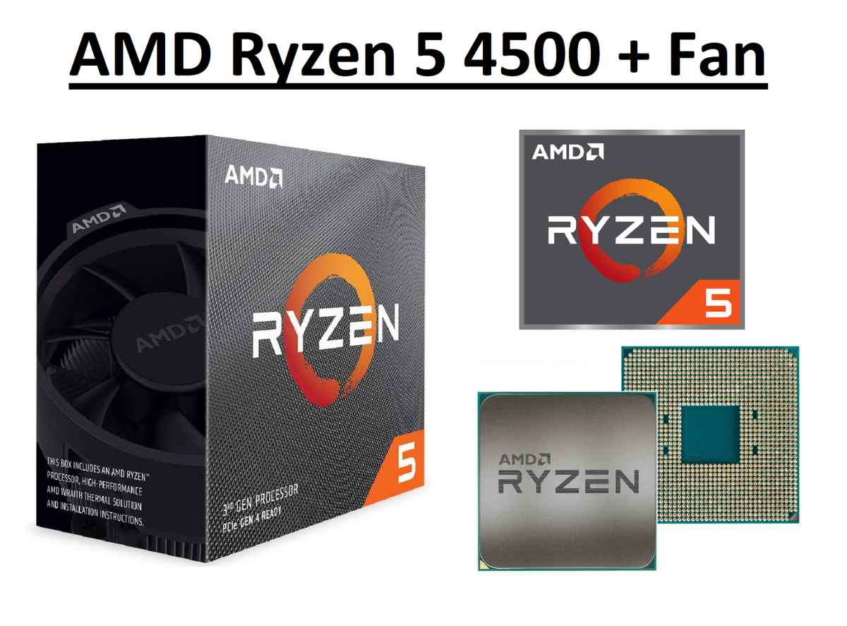 AMD Ryzen 4500 Hexa Core Processor GHz, Socket AM4