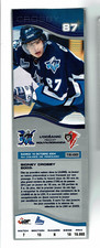 2003-04 Rimouski Oceanic Sidney Crosby Rookie Ticket 