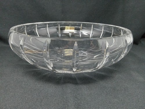 Vintage Anna Hutte Cut Crystal 10.75" Centerpiece Bowl Mid-Century Modern - 第 1/3 張圖片