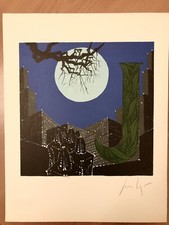 CESARE PEVERELLI  Lettera "J"  litografia firmata numerata timbrata Bolaffi Arte