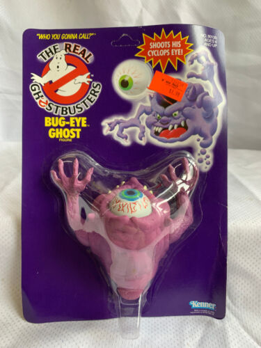 1986 Kenner Ghostbusters "BUG-EYE GHOST" figurine en blister non perforée - Photo 1 sur 24