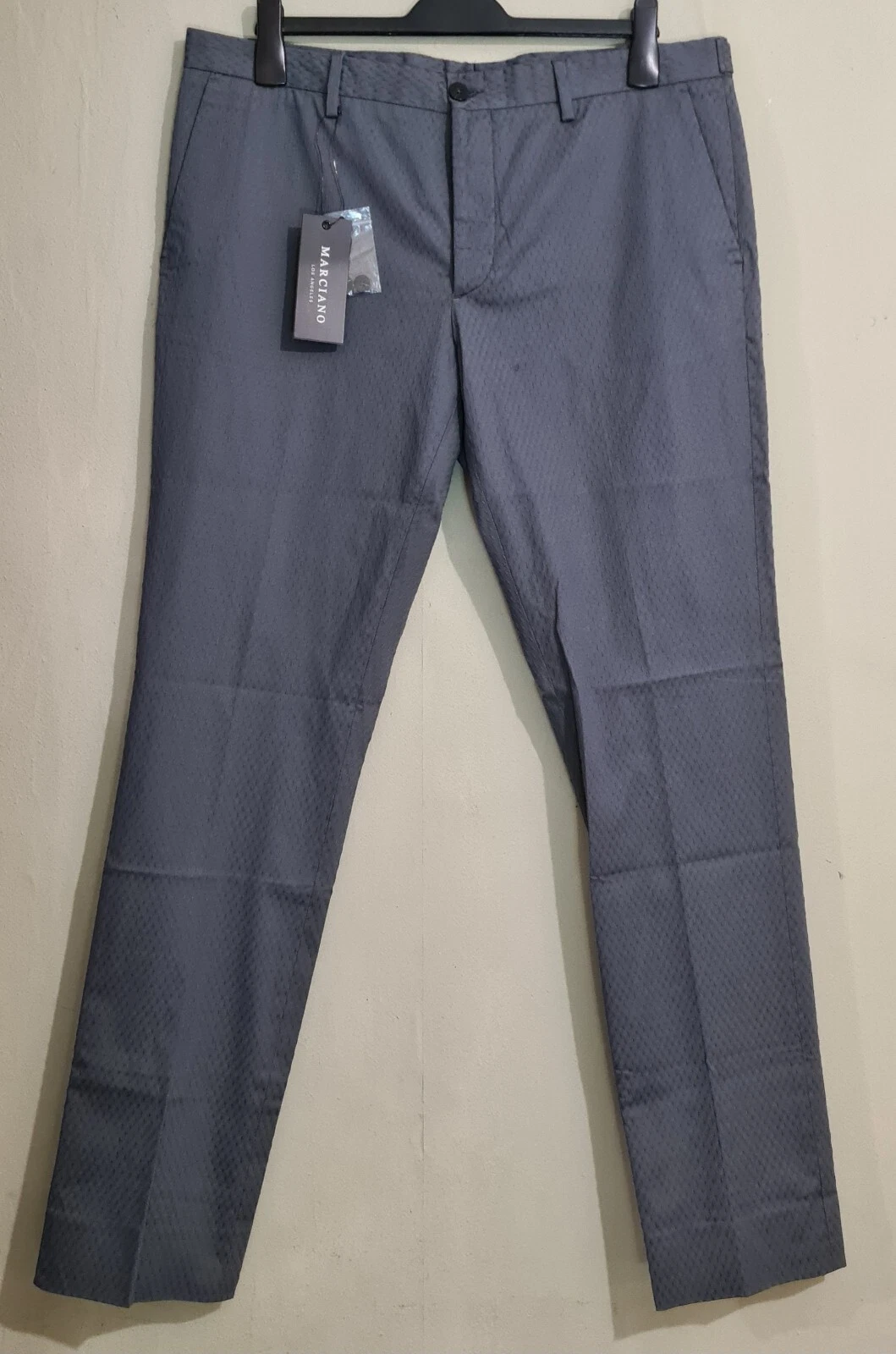 Marciano Los Angeles Embossed Trousers Grey Size 36" Waist 33L
