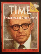 ISRAEL MENACHEM BEGIN TIME September 11 magazine 1978 SHOWDOWN AT CAMP DAVID